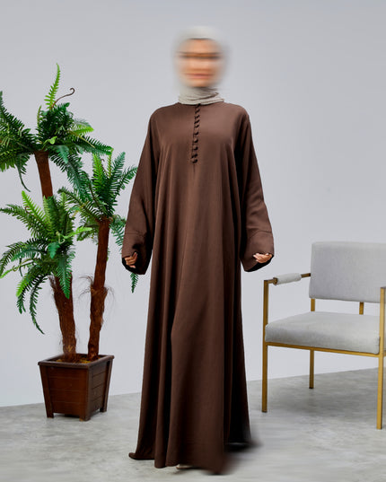 Önden Düğmeli Elbise