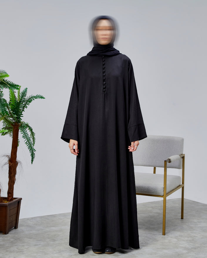 Önden Düğmeli Elbise